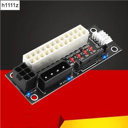 Podwójny zasilacz ATX 24Pin do Molex 4Pin/SATA/6Pin płyta zasilająca przedłużacz synchronizacji Add2psu do wydobywania kart graficznych