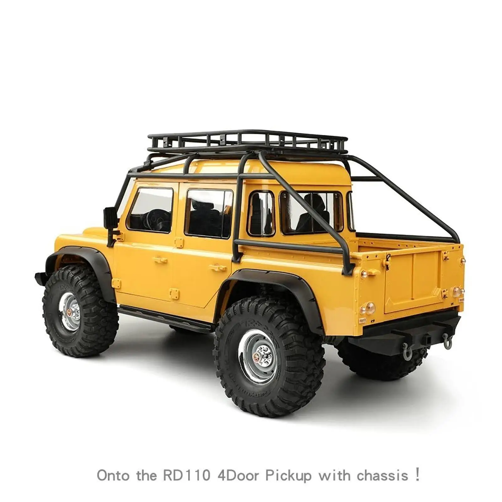 RC Roll Cage Accessories Fittings Repair Parts Professional Trucks Black Easy to Install Crawler Vehicles RC Frame for RD110