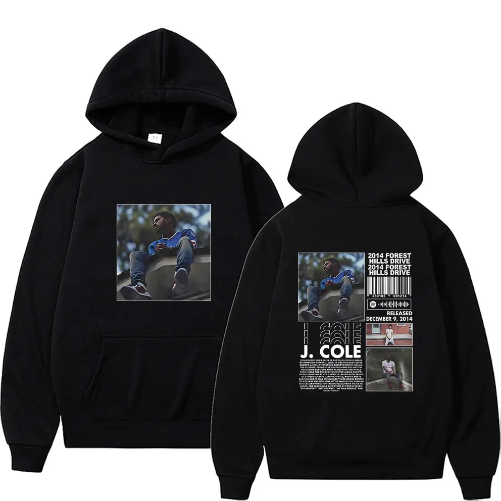 

Rapper J Cole 2014 Forest Hills Drive Album Print Graphic Hoodie Men's Fashion Hip Hop Hooded Tracksuit Men Oversized Hoodies