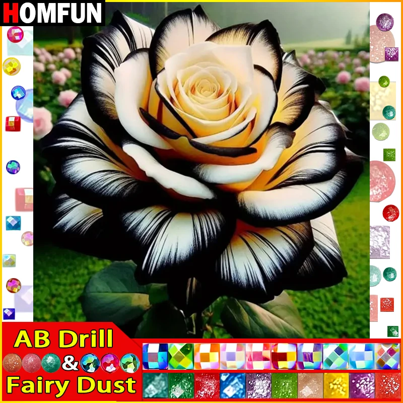 �y�Z�[�����zHOMFUN �t�F�A���[�_�X�g AB �_�C�������h�G��u�t�����[���[�Y�v�t���X�N�G�A���E���h DIY 5D �_�C�������h�h�J�摜���C���X�g�[���A�[�g