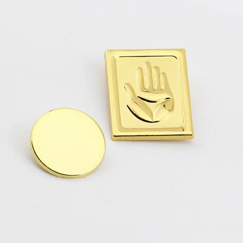 2 teile/satz Anime JoJos Bizarre Adventure Metall Abzeichen Brosche Pin für Cosplay Kleidung & Zubehör – Detail 3