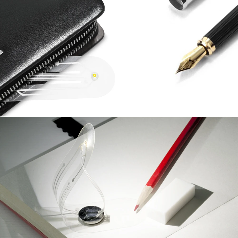 Ultra Thin LED Mini Bookmark Lamp Folding Book Lights Eye Protection Light