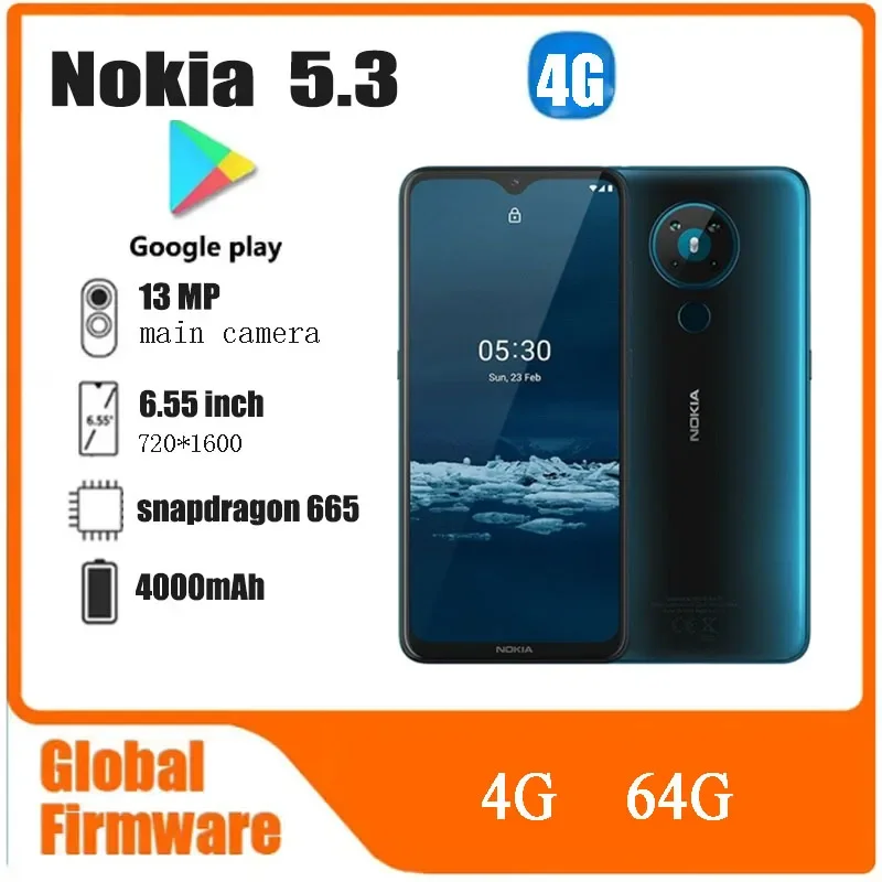 Nokia 5.3 4G SmartPhone 6.55