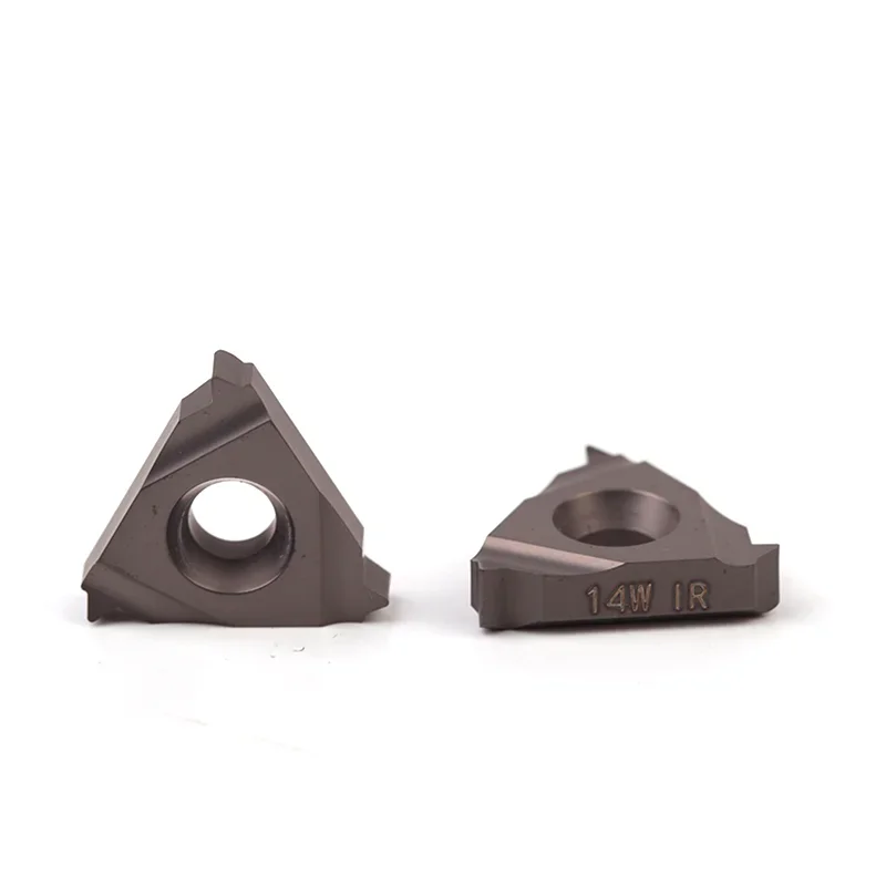 Outils de coupe de tour CNC, outil de tournage de filetage, inserts Cermet, DESKAR, 16IR 16ER, AG55, AG60, 1.5ISO, 2.0ISO, 11W, 14W, LF90, 10 pièces