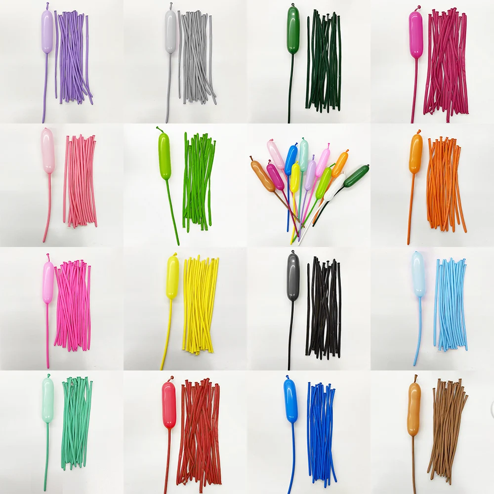 10/20/30Pcs Long Balloons Colorful Magic Twisting Balloons for Animal Kids Birthday Baby Shower Wedding Christmas Party Decor view 2