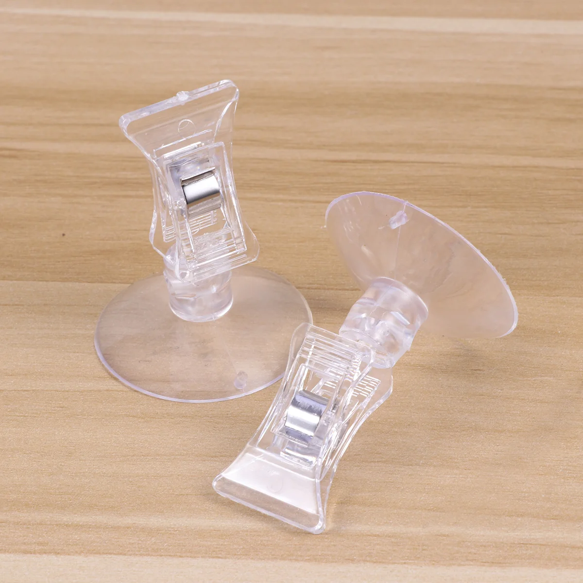 

3 Pcs Tool Shower Curtain Cup Pet Fish Tank Suction Clip Food Accessories Feeding