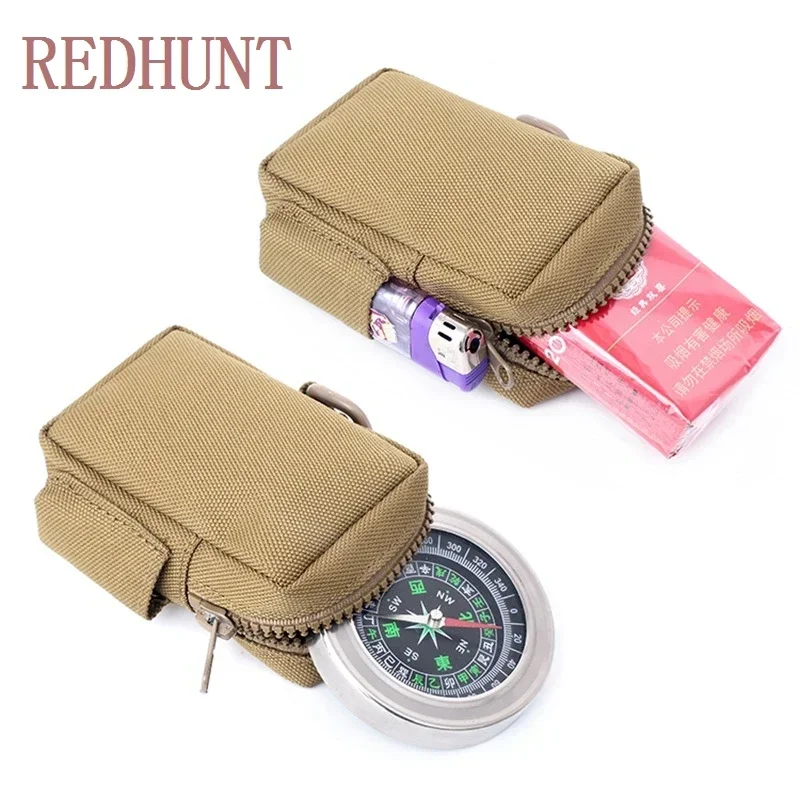 Tactical Portable Molle EDC Pouch Waterproof Outdoor Belt Waist Bag Camping Hiking Bags Hunting Accessories