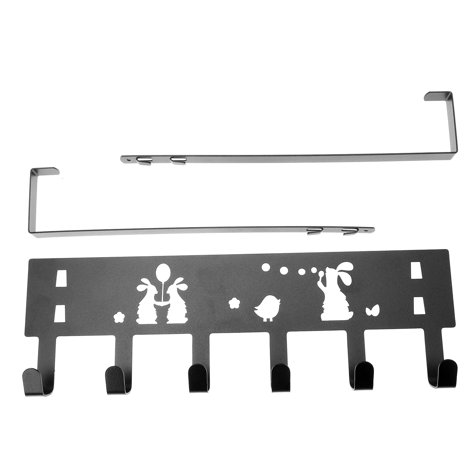 

Punch Free Iron Hooks Home Hanger Door Back Storage Rack Hanging Hat Coat Towel Rack Accessories ganization Solution Bathroom