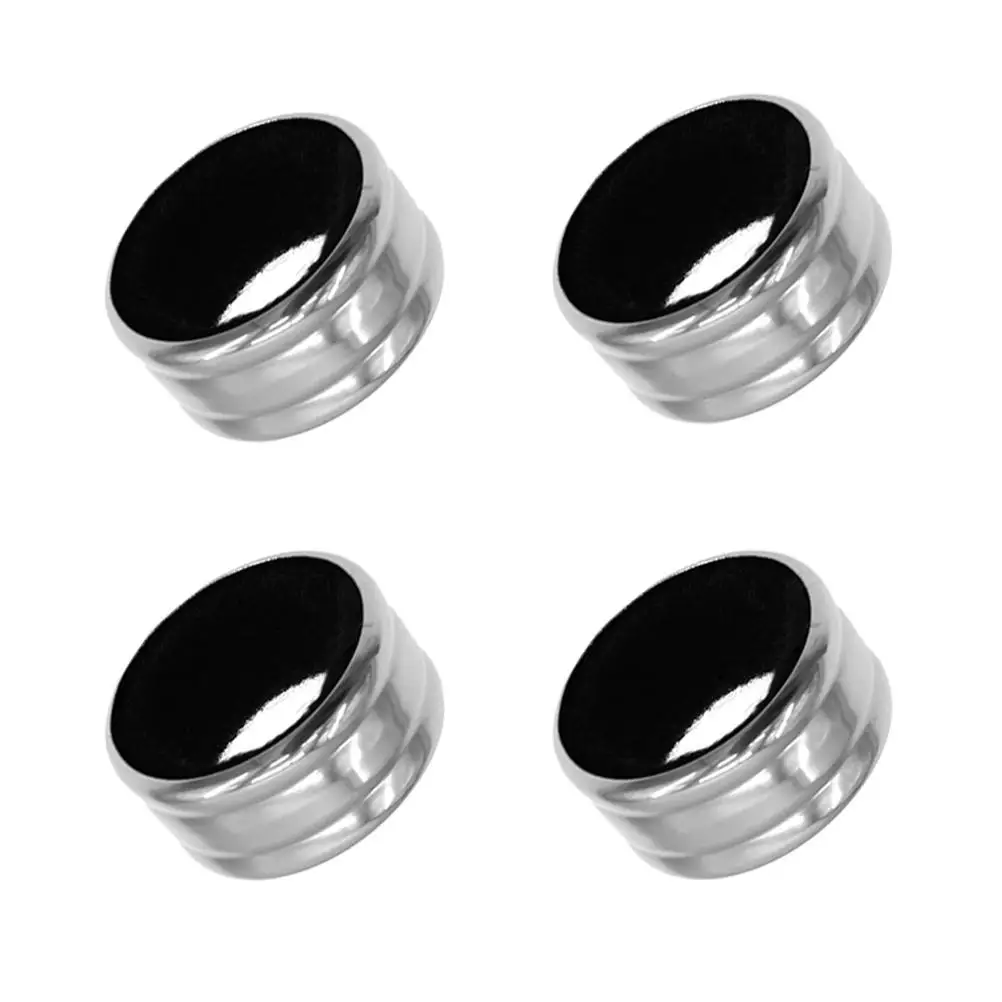

4 Pcs Rings Stainless Steel Drip Stopper Collar Sponge Lining Protect Clothes Labels Suitable Home Kitchen Bar