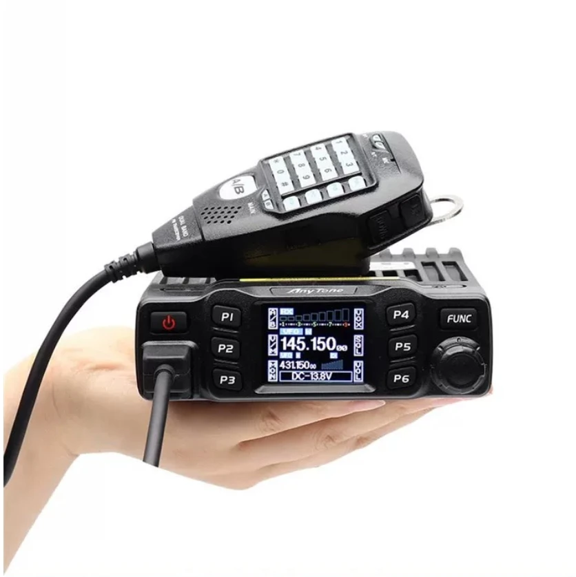 AnyTone AT-778UV Dual Band 136-174 & 400-480MHz 25W 200 Channels Amateur Radio Walkie Talkie VOX Mobile Radio