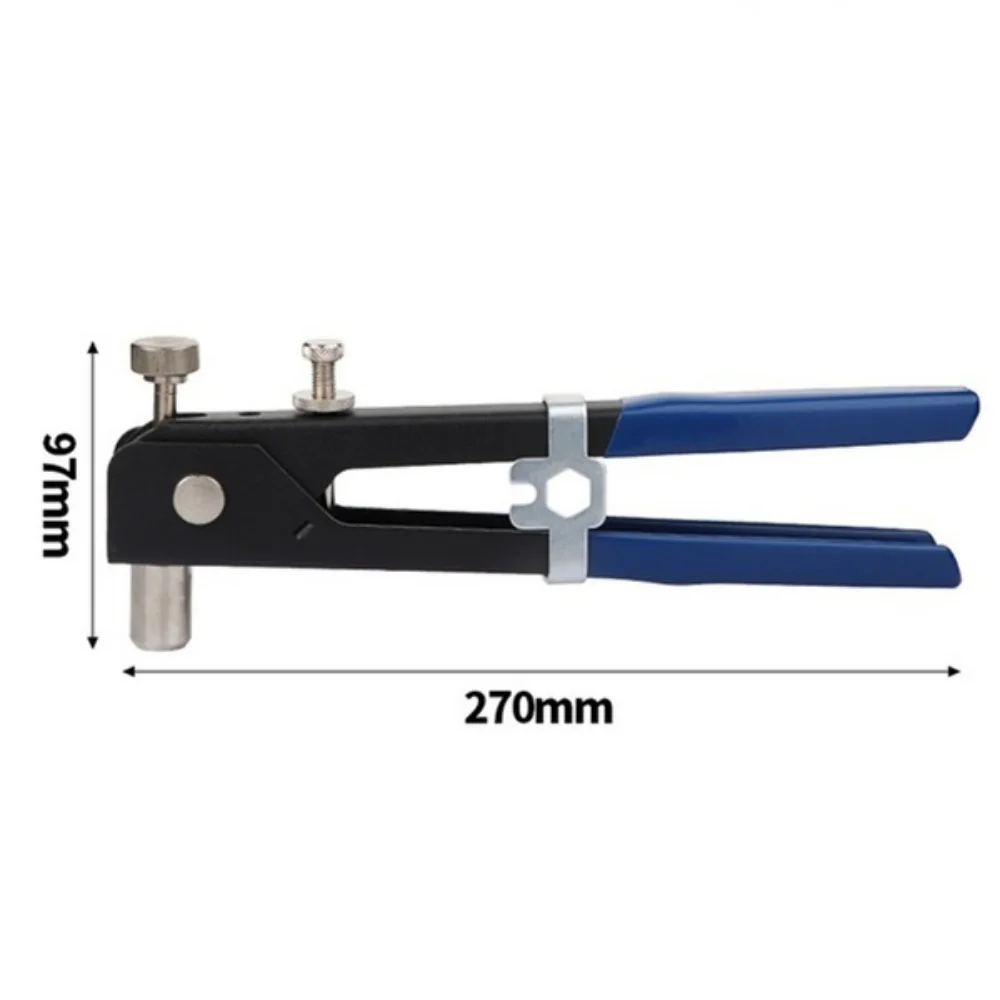 M3-M8 Aluminum Flat Head Thread Blind Rivet Nut Insert Nutsert with Rivet Nut Plier Tools