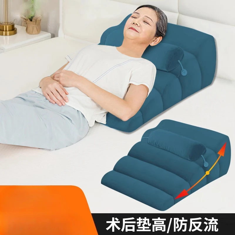 Elderly gastroesophageal reflux prevention slope bed acid reflux pillow bed half lying artifact posture pad