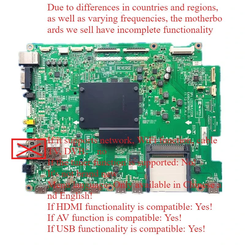 Scheda madre EAX 64307906   (1.0) G4-M-TU234 GP4 LD22 LC22 Scheda principale TV LG compatibile 42LM660S 47LM570T 42LM670T 47LM7600-CA