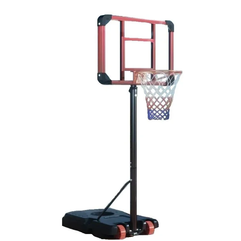 工場で調整可能な移動式ポータブルバスケットボールスタンド、大人用バスケットボールフープ