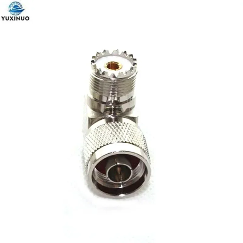 N/SL16-JKW N Male to M Female 90 Degree Connector Adapter Plug for YAESU FT-757 FT-7800 FT7900 FT8900 FT8800 Car Mobile CB Radio