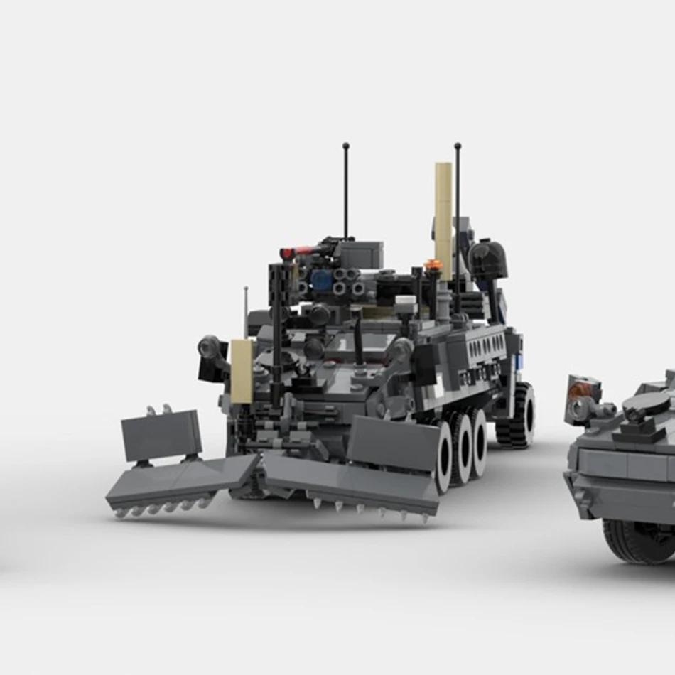 MOC-162080 US Army Engineering Support Vehicle Building Block M1257A1 Engineering Squad Vehicle Model Technology Brick Toy Gifts