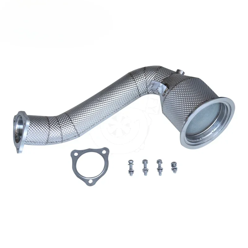 For Porsche Panamera 971 3.0T 19+ catted Downpipe with heat shield