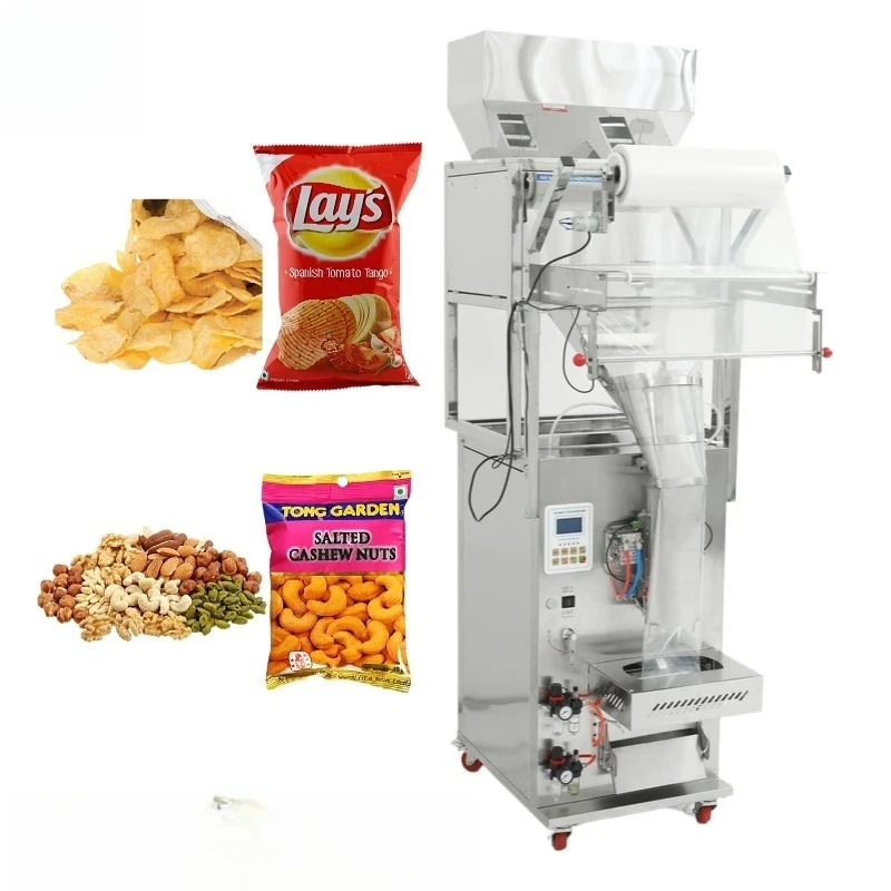 

Multipurpose Dried Fruit Dry Fruits Rice Packaging Machines Sunflower Seed Bean Potato Chips Granule Snacks Food Packing Machine