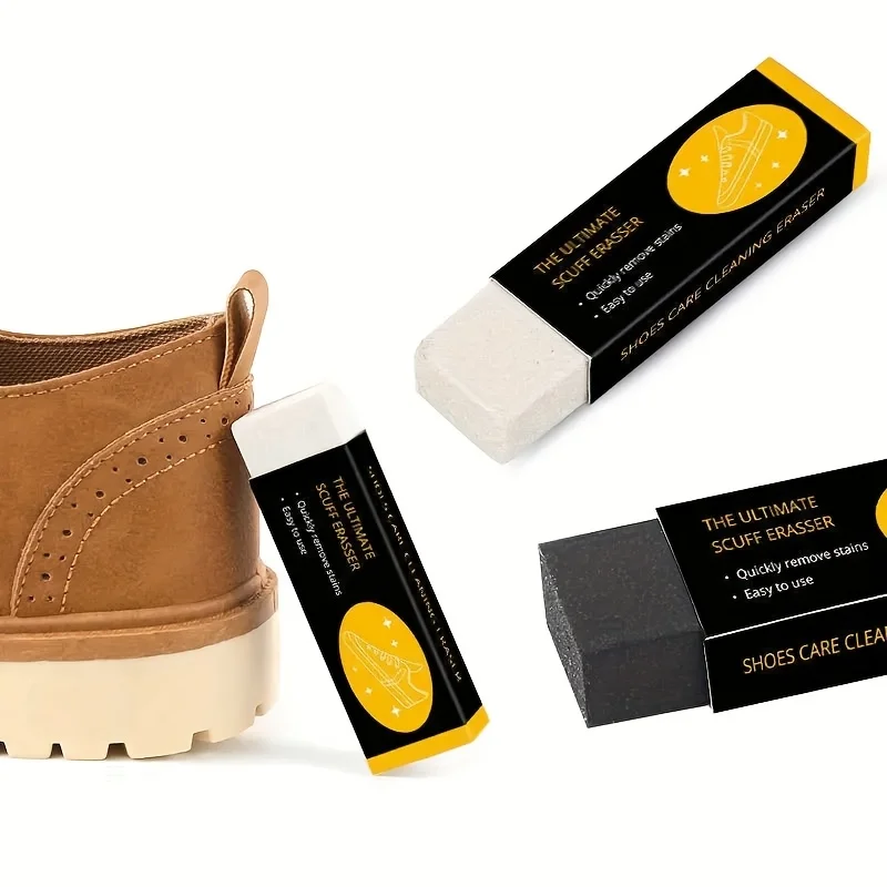 2pcs Clean Shoe Cleaning Brush Eraser Suede rubber White Shoe Cleaner Shoe Brush Rubber Block Suede Sheepskin Matte