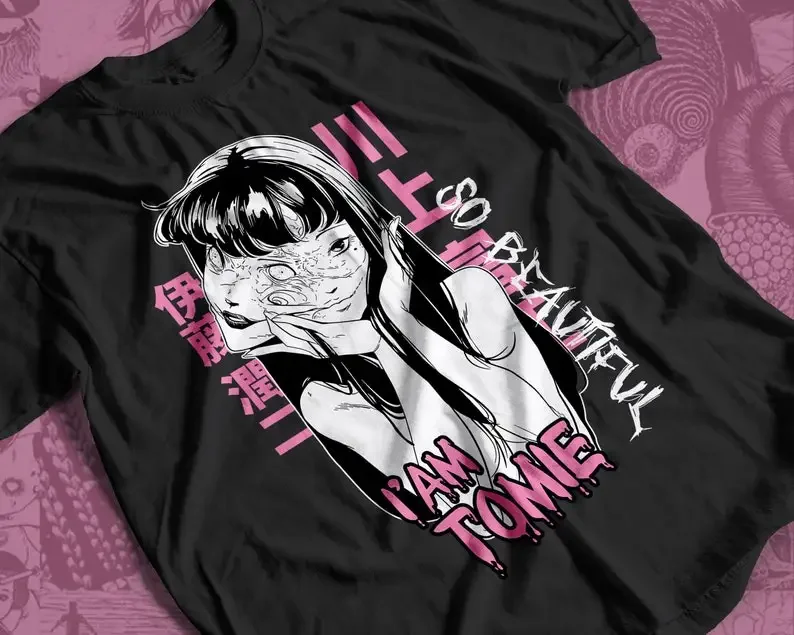 Tomie Anime T-shirt Unisex, Junji Ito Animet, Graphic Anime Tee, Manga Shirt