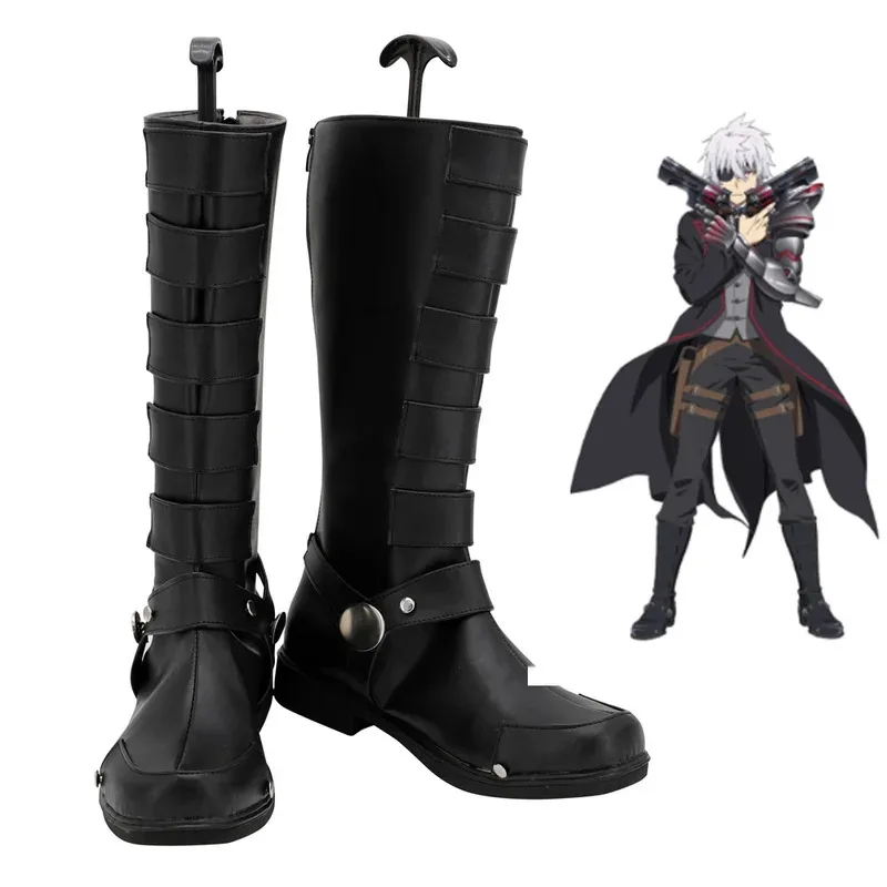 

NewAnime Arifureta Shokugyou de Sekai Saikyou Hajime Nagumo Cosplay Shoes Black Boots Halloween Carnival Costume Fancy Party Pro