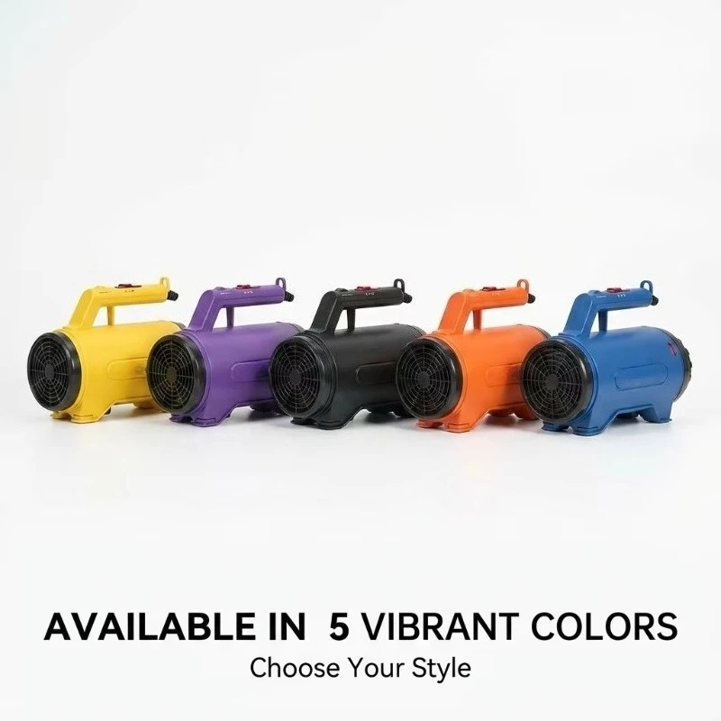 1500W Plastic Variable Speed Dog Hair Dryer Heat Wall-Mounted Portable Pet Grooming Blower Professional 110-240V