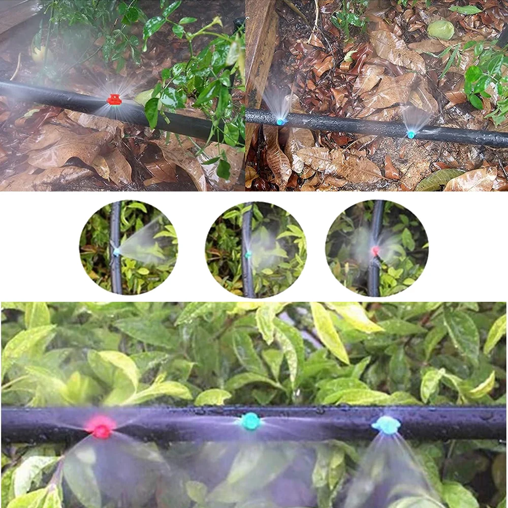 90/180/360 Degree Watering Refraction Nozzle Sprinkler Head Thread Connector Garden Fruit Tree Drip Irrigation Mist Sprayer