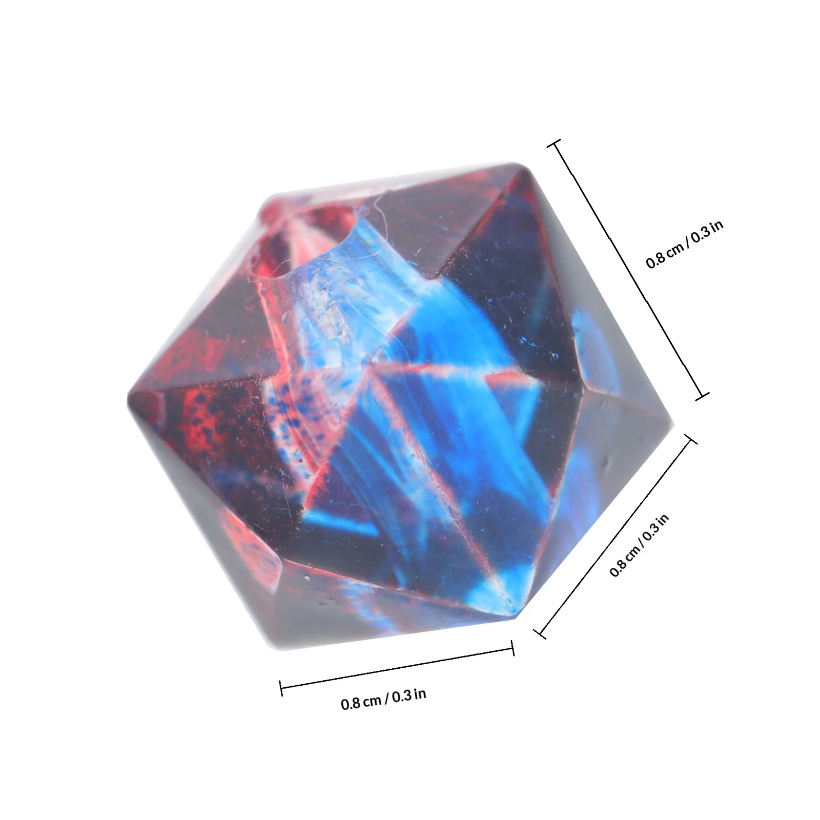 200Pcs Double Color Painted Beads Acrylic Spacer Loose DIY Craft Geometric Shapes for Jewelry Making Necklaces Bracelets Hair