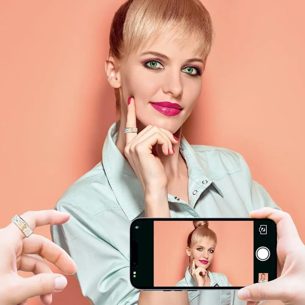 

NEW Color Enamels Craftsmanship Smart For Women Sleep Monitoring Blood Oxygen Measurement Blood Pressure Multi-sports Modes W1D8