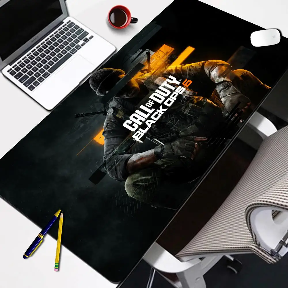 

Mouse Pad C_call of D_duty B _black O_ops 6 Desk Mat Anime Mouse game HYBXAXC Desk Accessories Pad Large Gamer Speed Mousepad