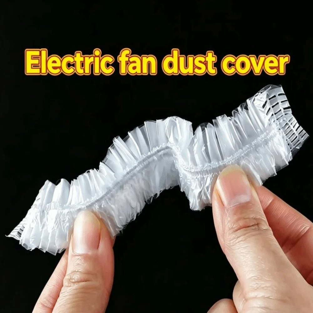 10Pcs High-elasticity Dustproof Cover Thickened Transparent Disposable Dust Covers Dustproof Disposable Protective Plastic Cover