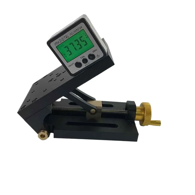 Inclination platform, manual pitch angle tilting table