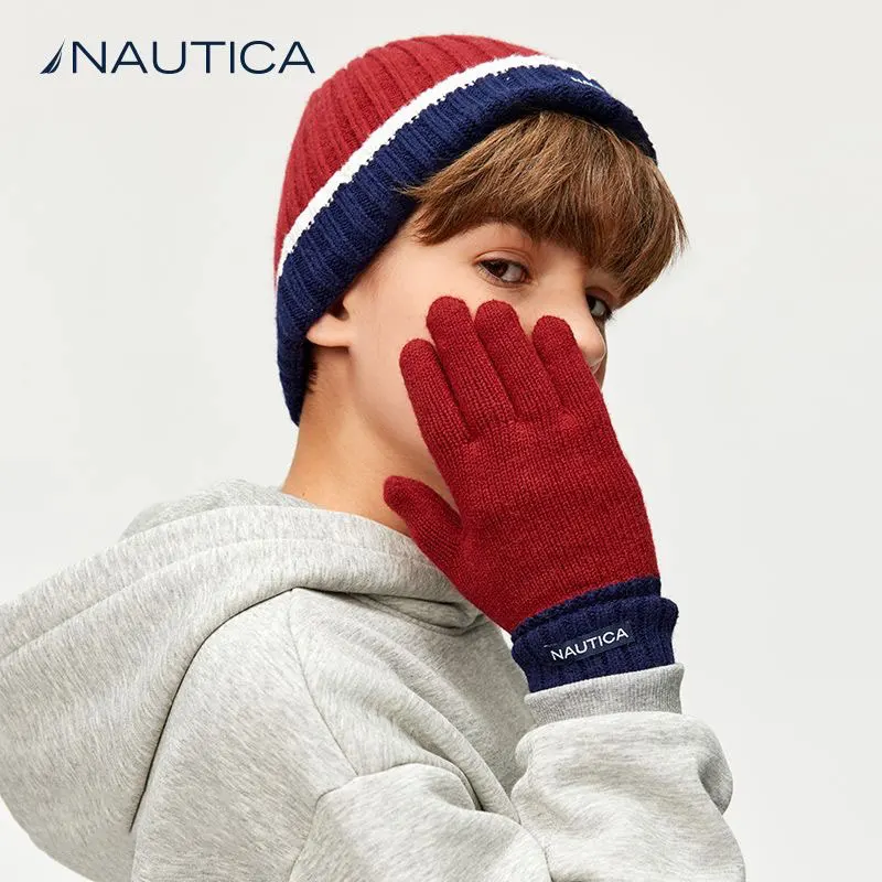 NAUTICA's new five finger gloves are men's uniform size, self heating and warm, and men's and women's outdoor cycling protective
