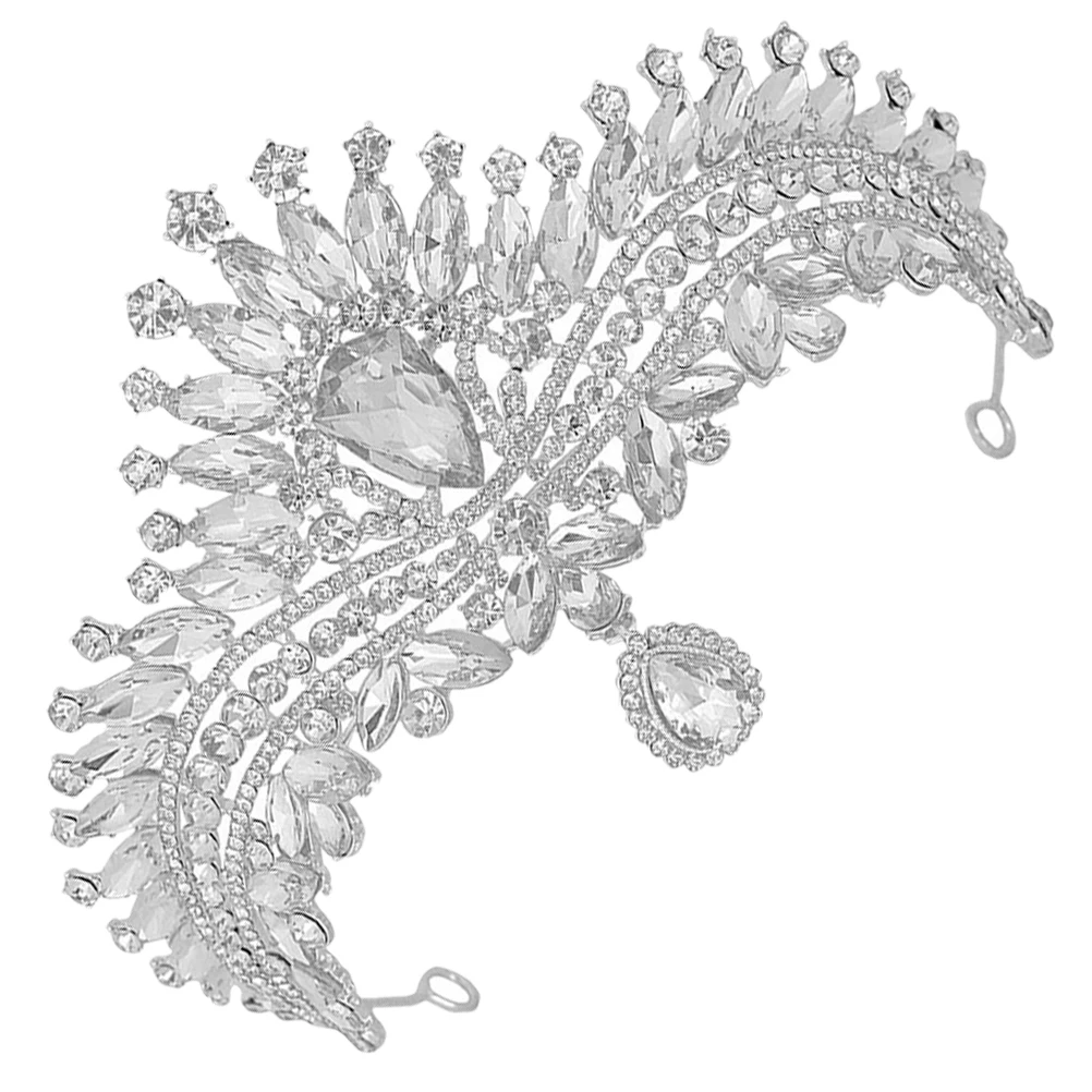 

Crystal Crown Tiara Rhinestone Headpiece Bridal Hair Accessories Wedding Party Tiaras Women Birthday