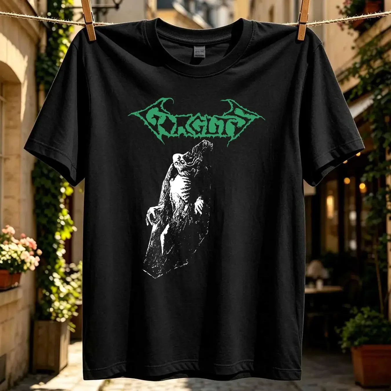 washed T Shirt Gorguts vintage rare metal tee Obituary Possessed Mortician Immolation Autopsy Cryptopsy Suffocation Demilich