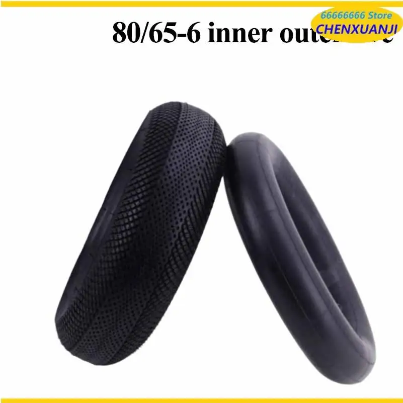 80/65-6 Pneumatic Tyre for Kugoo M4 Pro Quick 3 Zero 10x Electric Scooter 10x2.50/3.0 255x80 Inner Outer Tire Replace Parts