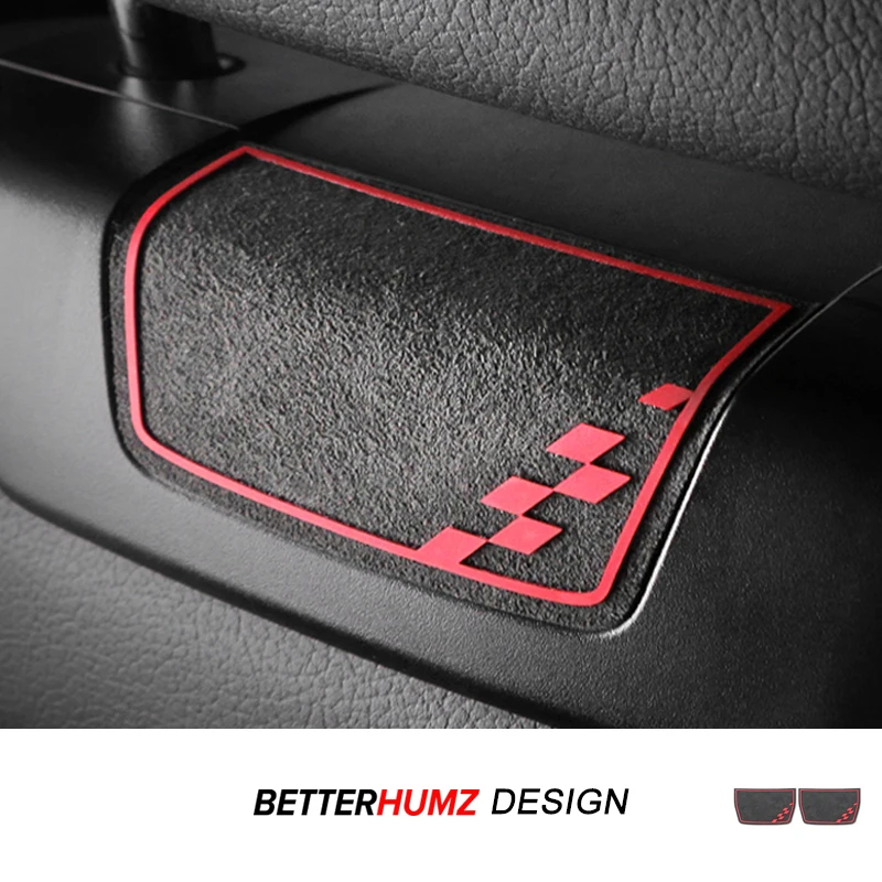 Für Audi A4 B9 A5 2017–2024, hergestellt aus Alcantara, Sitzrückwand, Kopfstützenverkleidung, 2 Stück, Sportaufkleber, Auto-Innenraum-Tuning-Zubehör