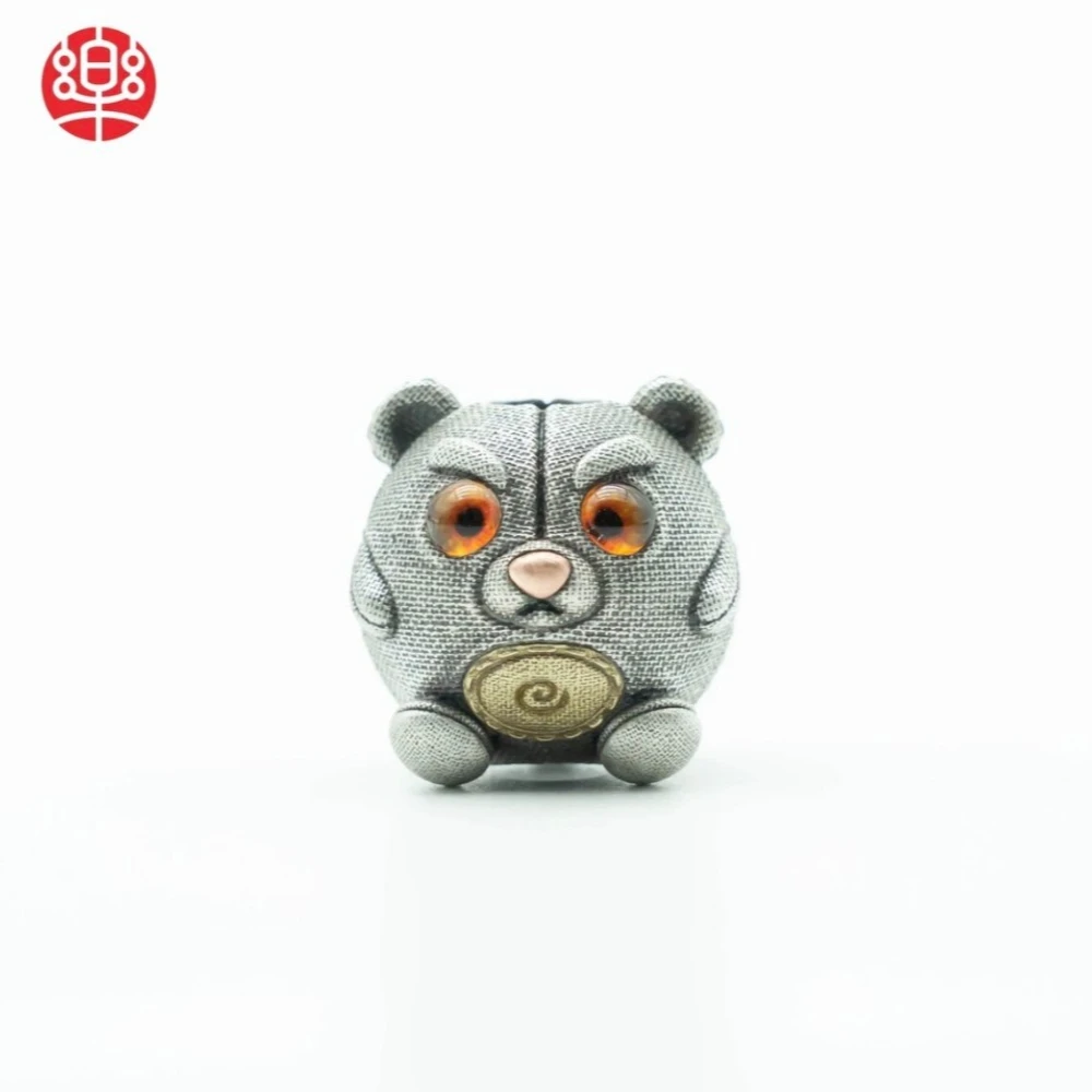 LEYANG EDC Bear DIY Knife Pendant Paracord Tail Pendant EDC Fingertip Push Card Pendant Stress Relief Toy
