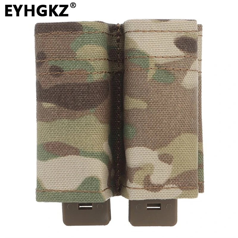 EYHGKZ Tactical Magazine FAST 1911 Double Mag Molle Pouch Hunting System Shooting Gear Accessories Waist Storage Flashlight Bag