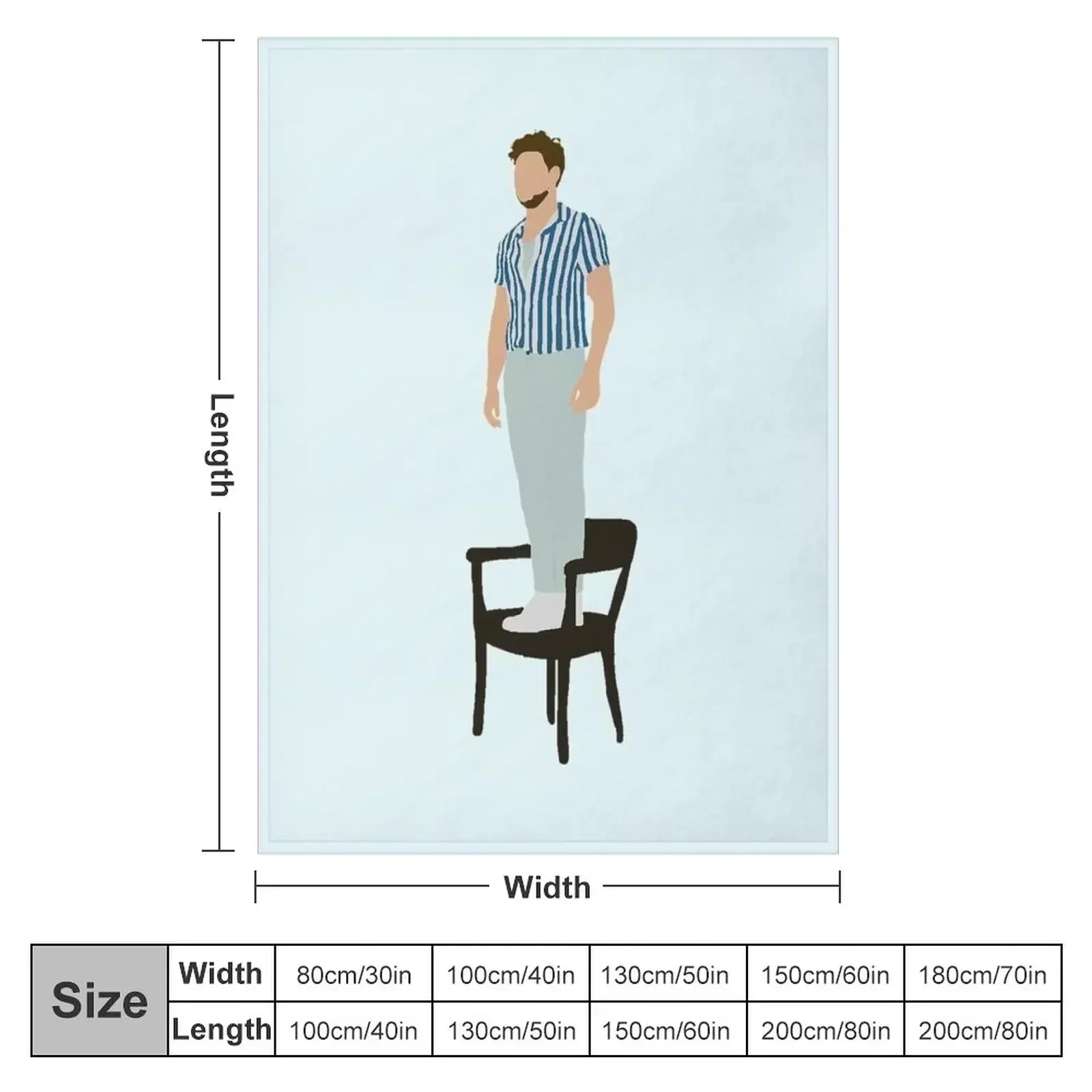 Niall Heartbreak Weather Cover Drawing Throw Blanket couch cozy soft plush fuzzy picnic outdoor blanket