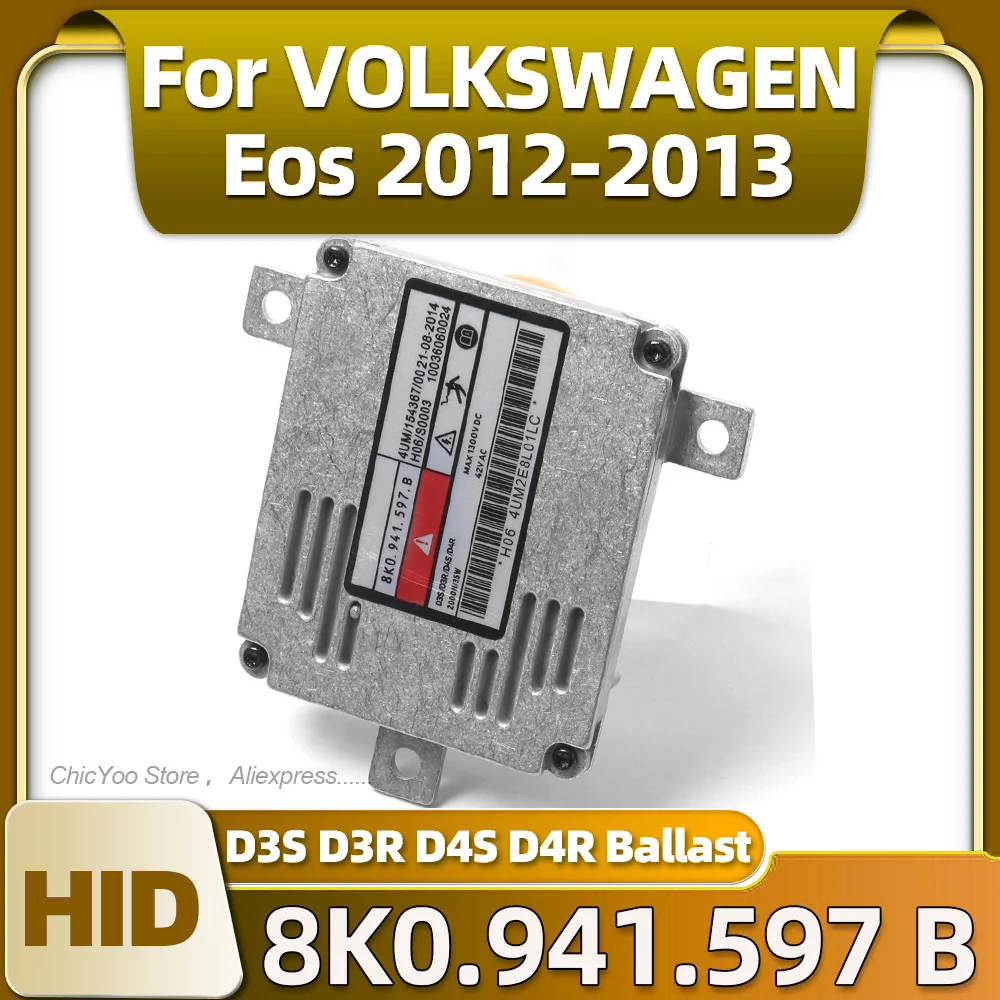 

8K0941597B 10036060024 D3S D3R D4S D4R Headlight HID Ballast Control Module 8K0.941.597 B For VOLKSWAGEN Eos 2012 2013