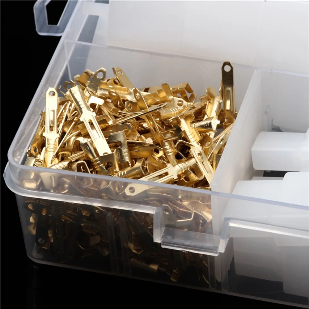 580pcs Crimp Terminal Wire Connector Kit Pin Count 2 3 4 6 9 Pin Header Connector Electrical Connector Assortment For Motorcycle