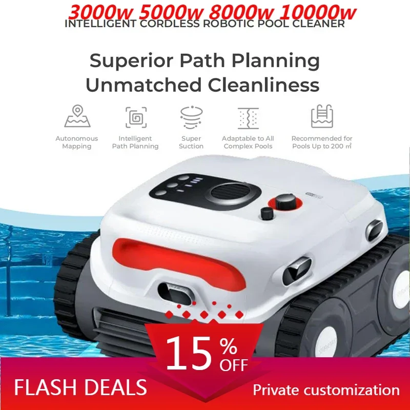 

Hot sales Pool Vacuum Cleaner Spa Pool Cleaner Robot Automatic Swimming Pool Cleaning Robotic Vacuum Accessories