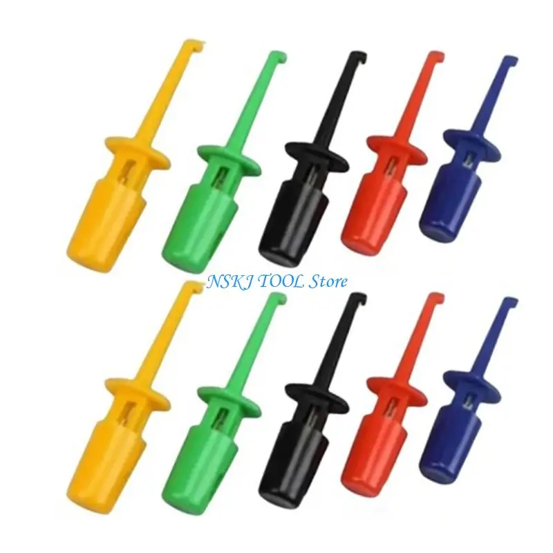 L8RC Mini Hook Electrical Clip Secure Connection Small Hook Test Clip For Laboratory Instrumentation Testing