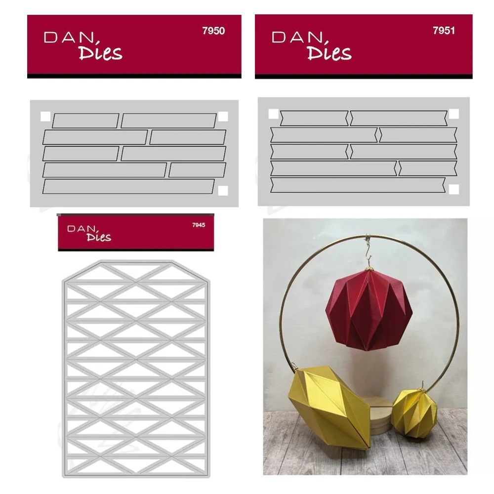 New 2025 Christmas Ball Metal cutting dies Label strip note paper Greeting Gift Package Scrapbooking Frame Card Craft No Stamps