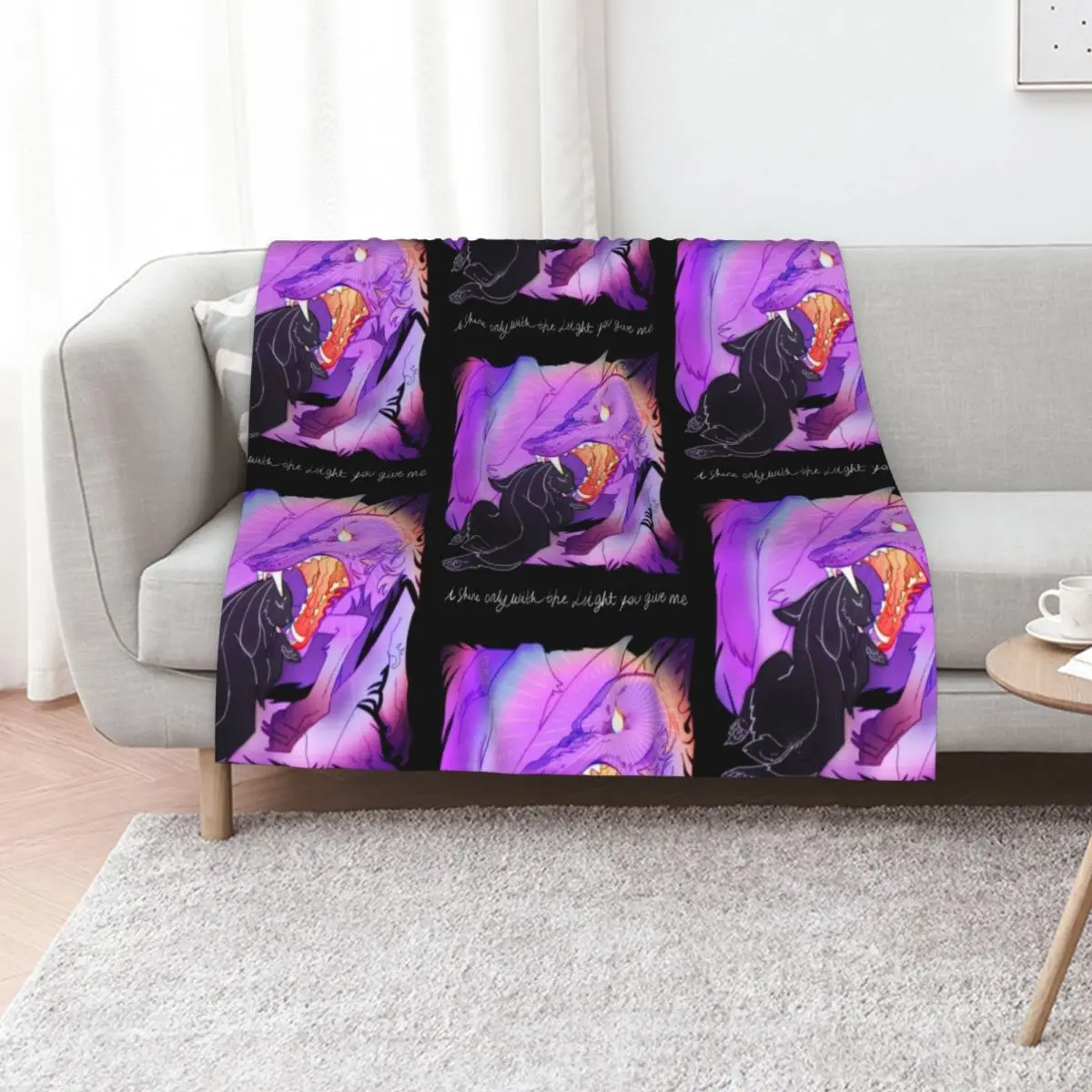 CRANE WIVES - The Moon Will Sing Throw Blanket Bed Fashionable Flannel Thins Hair warm for winter Extra Large Throw Blankets