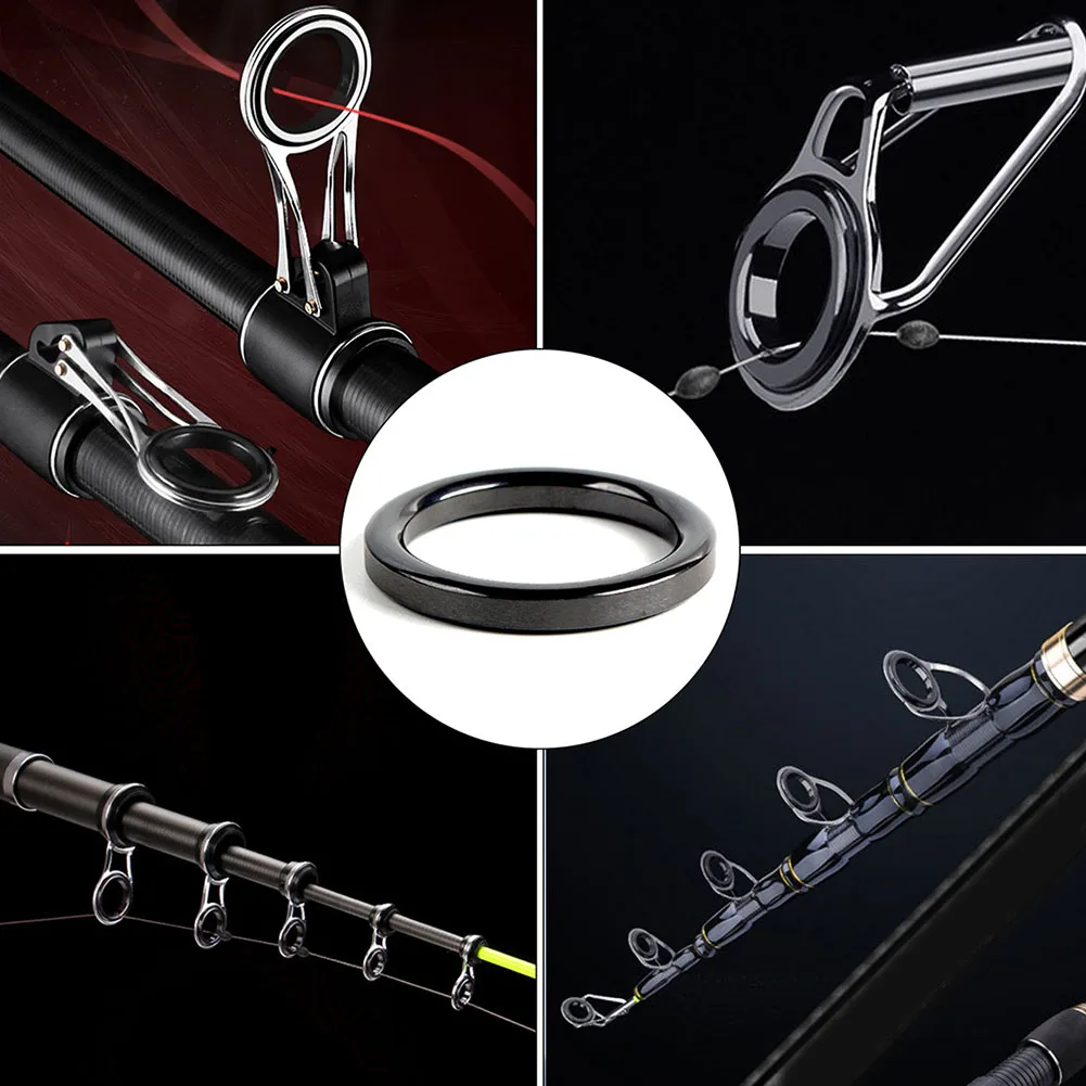 Fishing Rod Ceramic Guide Ring Set 40pcs Includes Sizes From 5# To 30# For Accurate Rod Eye Restoration And Line Protection view 6