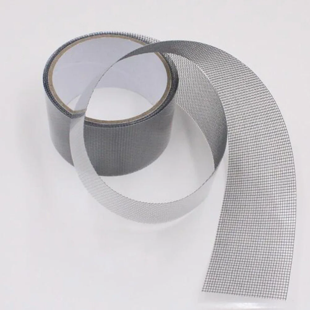 1 قطعة شاشة نافذة سوداء إصلاح الغراء ذاتية اللصق ملصق الشاشة لباب شبكة إصلاح ثقوب الشقوق الحشرات برهان استخدام المكتب المنزلي