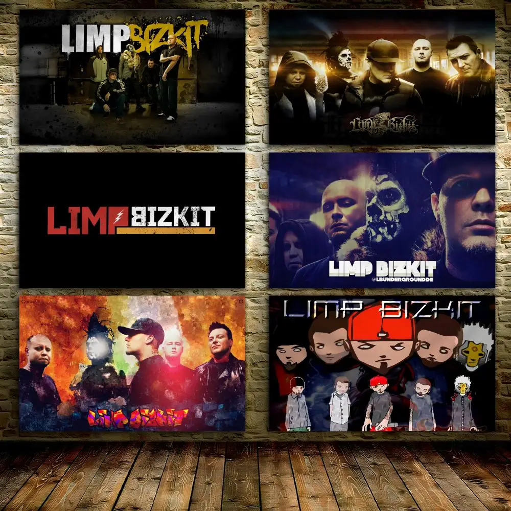 

L-LIMP BIZKITS Rock Band Flags 3x5 Ft Custom Banner For Garage Door Room Decor Wall Out Decoration With Metal Buckle