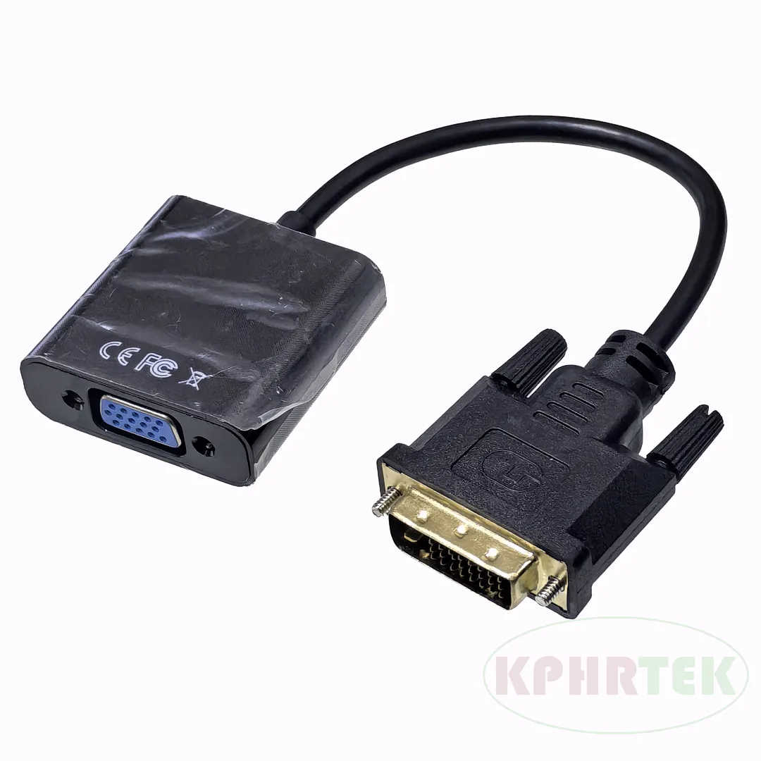 

Новый чип медной ленты DVI в VGA, кабель высокой четкости в аналоговый преобразовательный «папа-мама» DVI в VGA